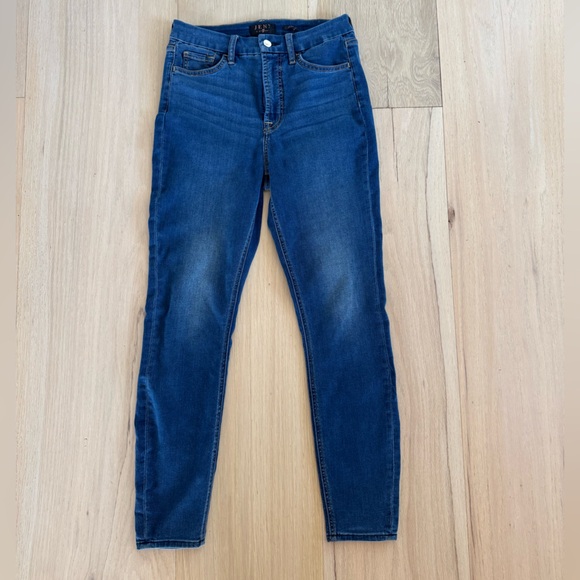7 For All Mankind Jen7 HW Skinny Jeans Size 6 - Picture 1 of 8